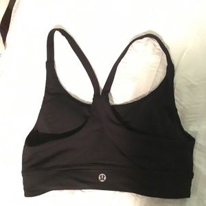Black lululemon bra